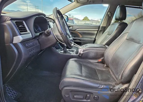 2018 Toyota Highlander Limited из США, поврежденный, VIN 5TDDZRFH2JS849344